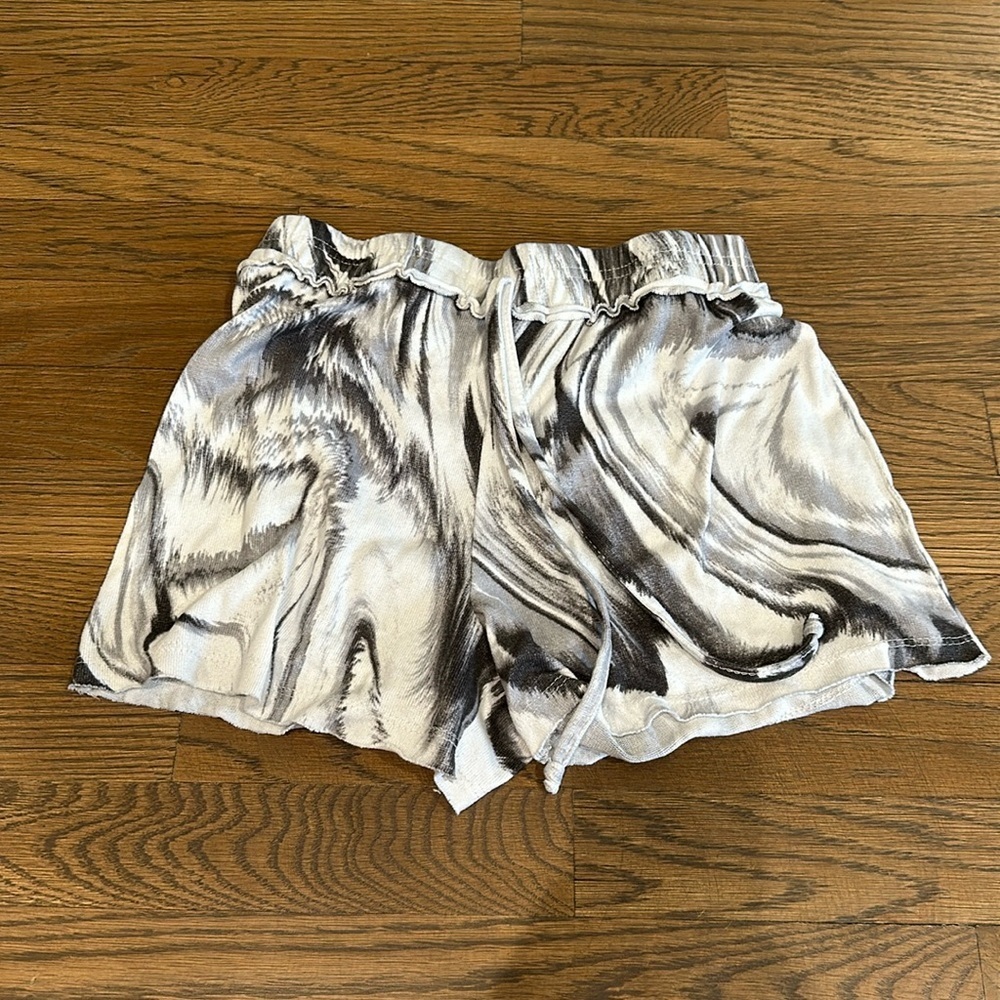 Heartbreaker Girl’s Marble Pattern Soft Shorts - Size Small